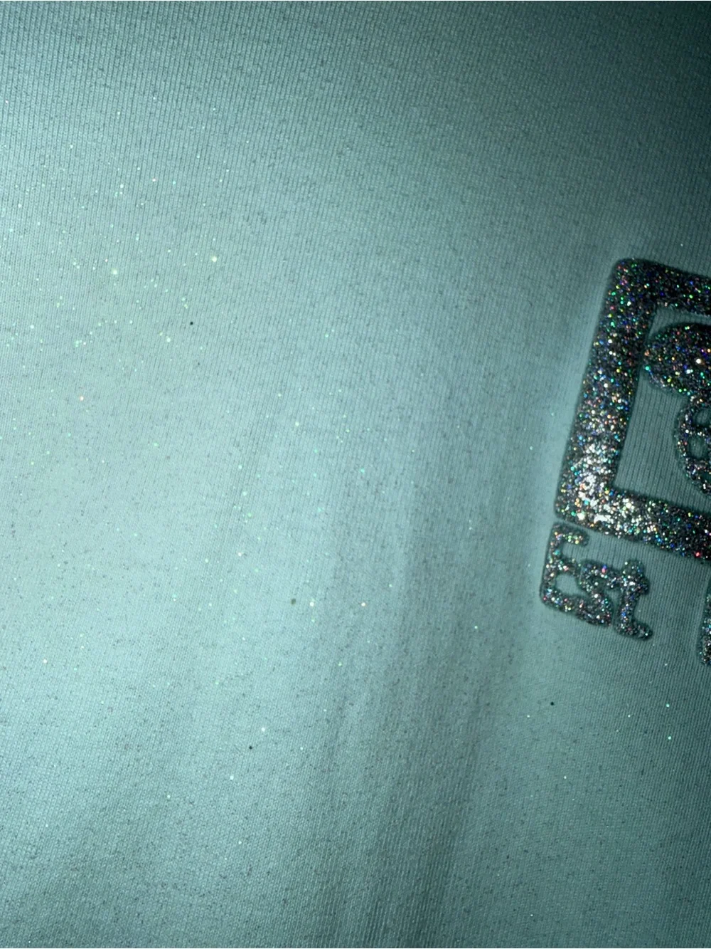 Disney Parks Arendelle Aqua Sparkle Glitter Spirit Jersey Blue 2X disneybounding - Picture 6 of 7